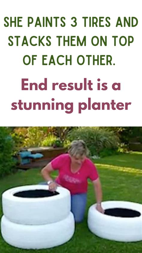 Transform Your Backyard with DIY Tire Planters