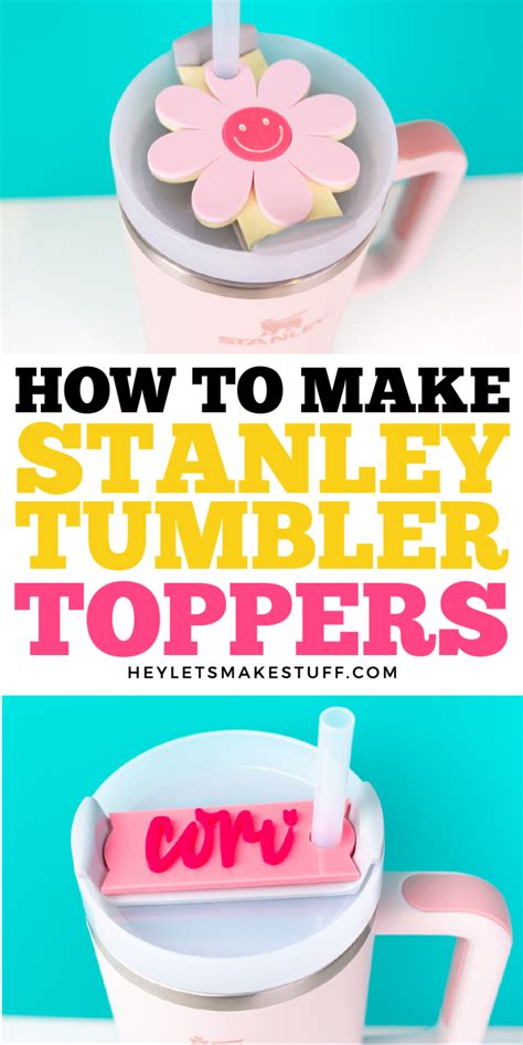 Stanley Cup Toppers with a Laser - Hey, Let's Make Stuff