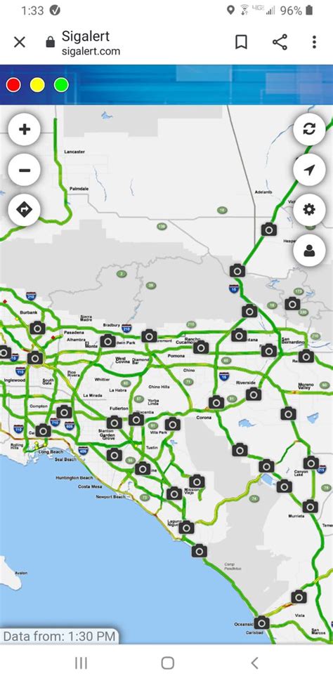 Los Angeles Live Traffic Map - Map