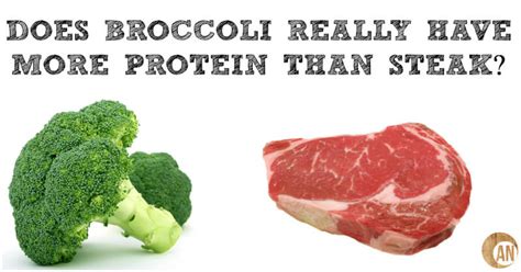 Does Broccoli Really Have More Protein Than Steak? - Ancestral Nutrition