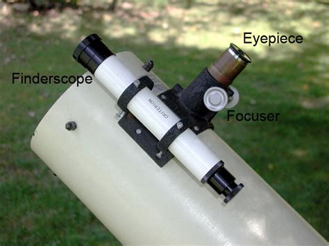 Anatomy of a Newtonian Reflector Telescope