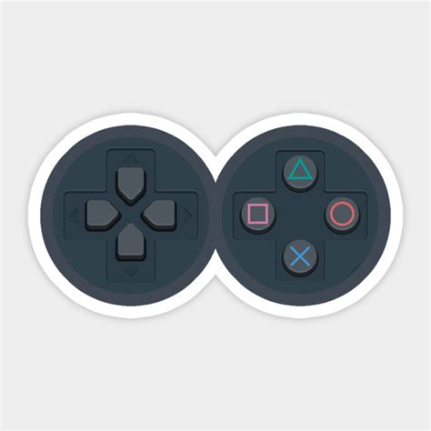 PS Controller Buttons - Playstation - Sticker | TeePublic