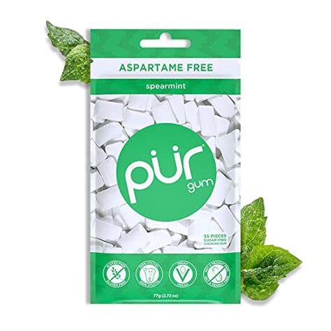 PUR Gum | Aspartame Free Chewing Gum | 100% Xylitol | Sugar | Gourmetian