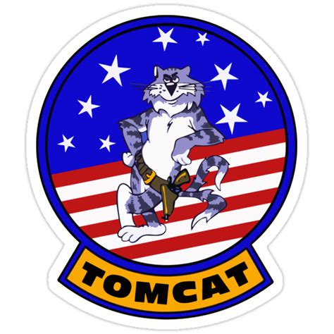 "F-14 Tomcat Insignia" Stickers by VASSdesign | Redbubble