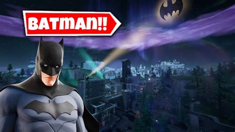 BATMAN in fortnite!! - YouTube