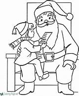 Santa Coloring Pages sketch template
