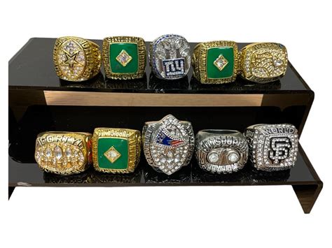 Lot - (10) NFL Championship Rings