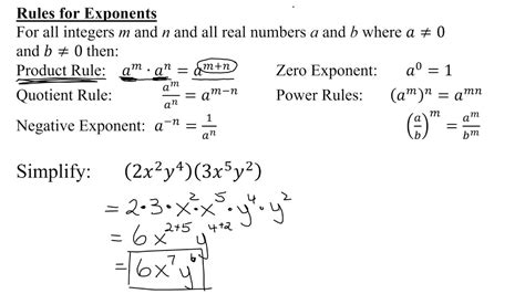 Multiply Exponential Expressions Using Product Rule of Exponents EX 2 ...