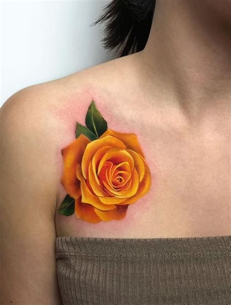 60+ Yellow Rose Tattoos And Their Meanings