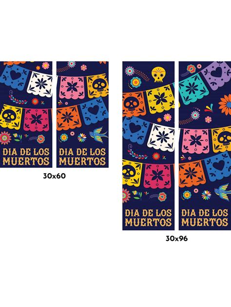 Dia de los Muertos Banners Double Vinyl Banner – Dekra-Lite