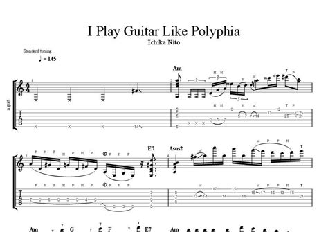 I Play Guitar like Polyphia Tab & Chords - Ichika Nito