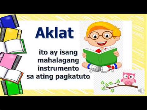 Iba't-ibang Bahagi ng Aklat - YouTube