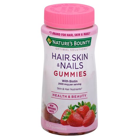 Hair Skin And Nails Gummy Vitamins | Uphairstyle