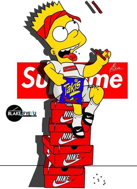 Supreme Bart Simpson Wallpapers - Top Free Supreme Bart Simpson ...