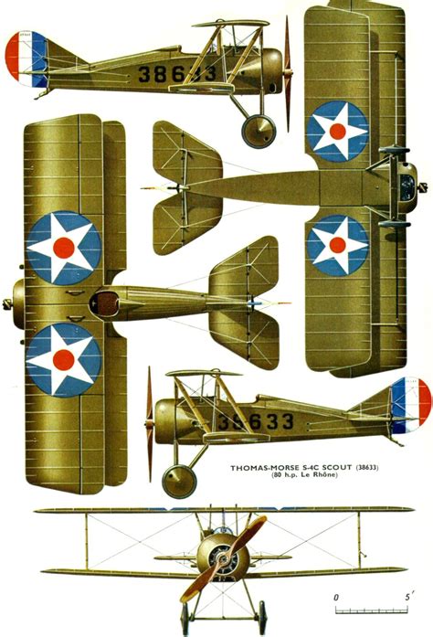 Thomas-Morse S-4C Scout was an American biplane advanced trainer, operated by the United States ...