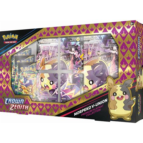 Pokemon TCG: Sword & Shield - Crown Zenith: Morpeko V-Union Playmat Pr ...