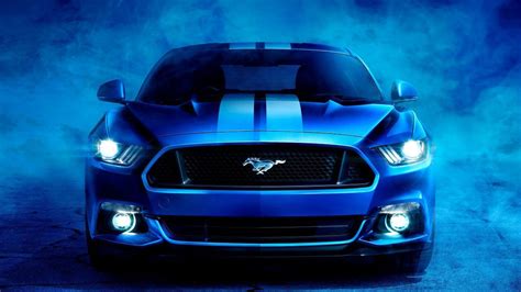 Blue Ford Mustang Wallpapers - Top Free Blue Ford Mustang Backgrounds - WallpaperAccess