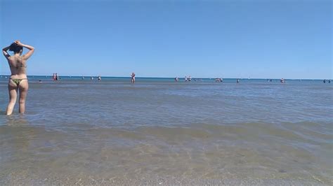 Narbonne Beach 海滩 plage - YouTube