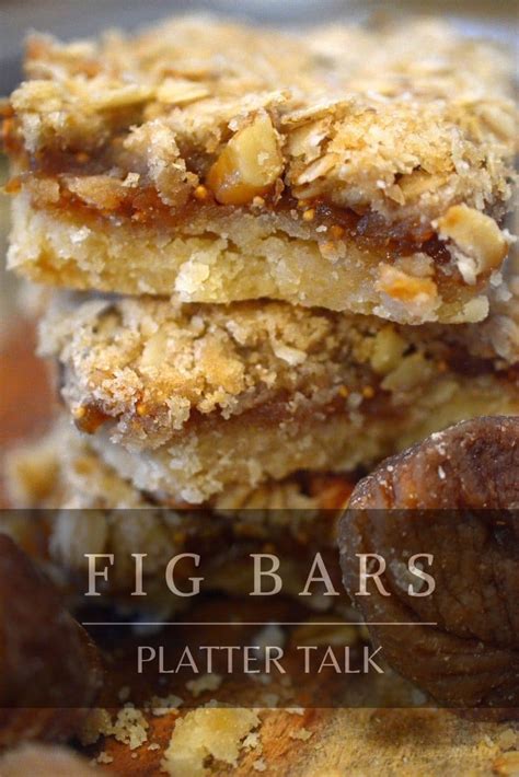 Homemade Fig Bars Recipe - Platter Talk