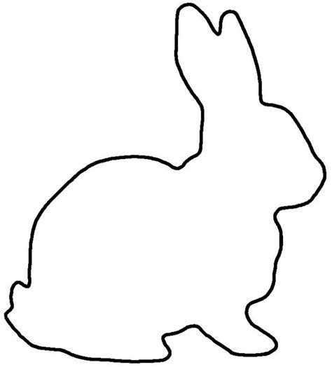 Bunny Outline Pictures – Clipartix