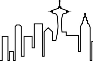 Frasier - Seattle Silhouette Logo PNG Vector (AI, EPS, PDF, SVG) Free Download