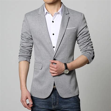 Aliexpress.com : Buy AIRGRACIAS Smart Casual Blazer Men High Quality Cotton Men's Blazers Size M ...