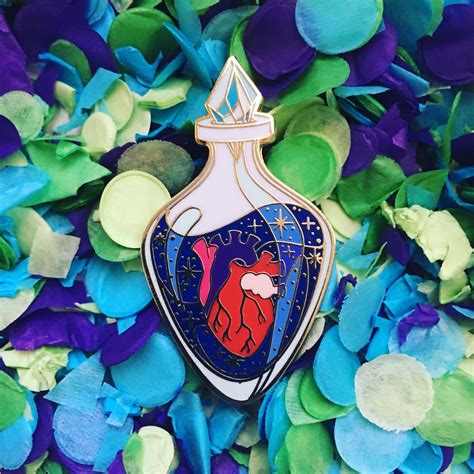 Love Potion Anatomical Heart Enamel Pin by anatomicalheartart on Etsy Pretty Pins, Cool Pins ...