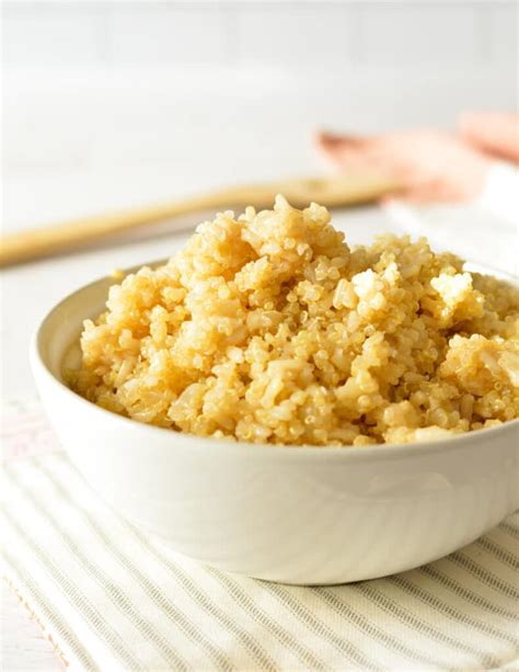 Easy Brown Rice & Quinoa - caramel and cashews