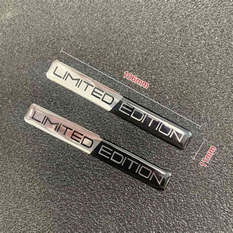 Motor Car Emblems 3D Limited Edition Badge Decal 1 Pair - AutoMods