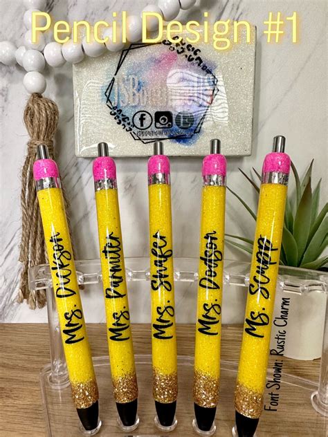 Personalized Teacher Pens Teacher Gifts Pencil Pens Teacher Pencil Pens Teacher Appreciation ...