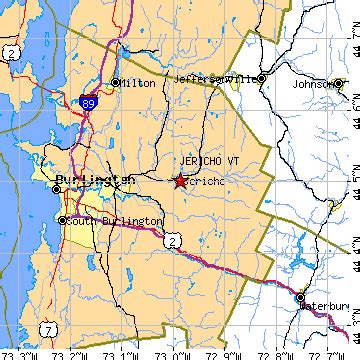 Jericho, Vermont (VT) ~ population data, races, housing & economy