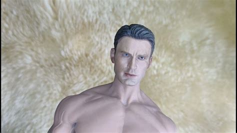 Unpacking 1/6 Chris Evans Captain America Head Sculpt/ modification to ...