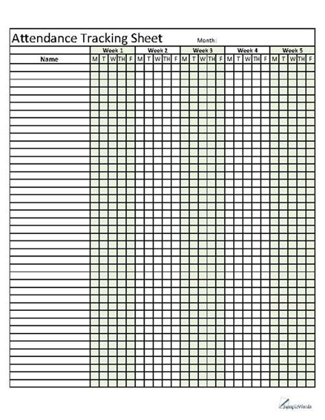 Teacher's Attendance and Roll Book | Attendance sheet, Absent students ...