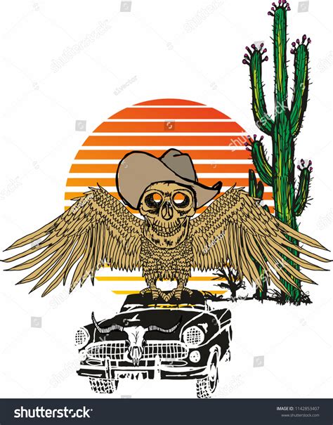 California Cactus Graphic Design Vector Art Stock Vector (Royalty Free ...