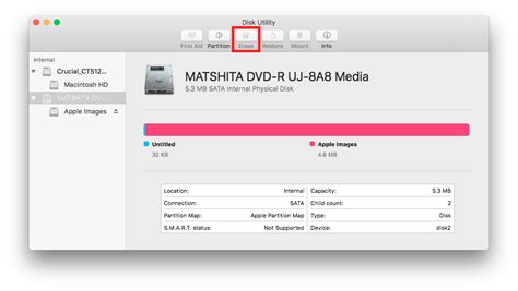 macos - How to erase DVD-RW in Disk Utility - Ask Different