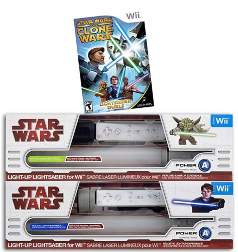 Star Wars The Clone Wars - Lightsaber Duels + 2 Official Lightsabers ...