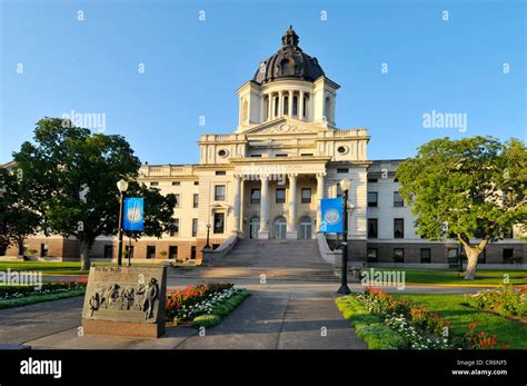 South Dakota State Capitol Building Complex Stock Photo - Alamy