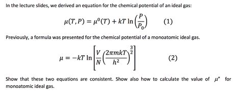 Solved In the lecture slides, we derived an equation for the | Chegg.com