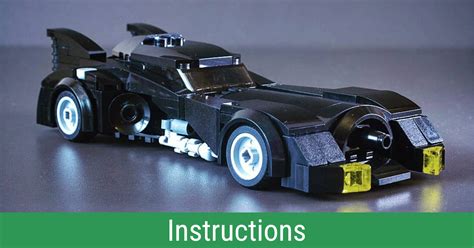 How to build a LEGO Batmobile from Tim Burton's 1989 Batman Movie [Instructions] - The Brothers ...