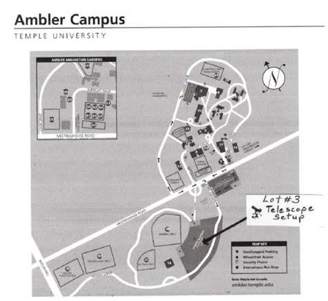 Temple University Ambler Campus Map | Tourist Map Of English