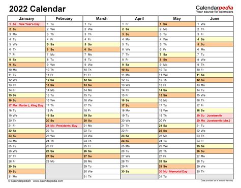 2022 Monthly Excel Template Calendar Free Printable Templates | Hot Sex ...