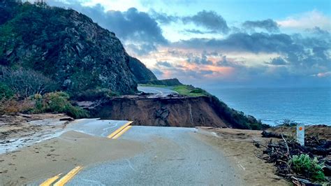 Section of Highway 1 in California Collapses After Heavy Rains - The ...