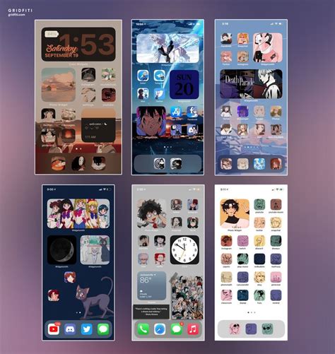 35+ Aesthetic iOS 17 App Icons & Icon Packs (iPhone & iPad) | Gridfiti | Minimalist iphone ...