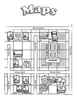 Community Maps Theme Unit - Activities, Directions, Reading a Map, Navigate