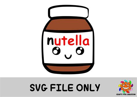 Nutella SVG - Etsy