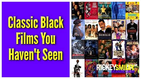 Classic Black Films You Haven't Seen - YouTube