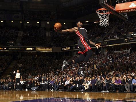 Lebron James Dunk Heat Wallpapers - Wallpaper Cave