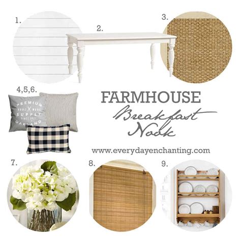 Farmhouse Breakfast Nook Inspiration