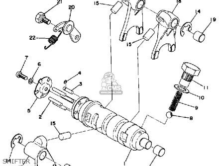 Yamaha DT175 1974 USA parts lists and schematics