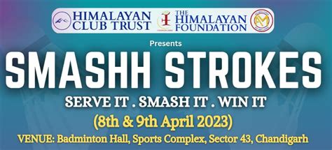 SMASH STROKES TOURNAMENT – CHANDIGARH – Badmintonpb